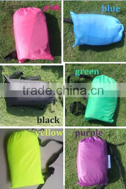 Factory Wholesale air filling inflatable sleeping bag