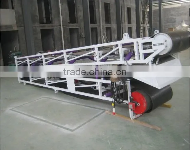 Concrete bathing plant belt conveyor