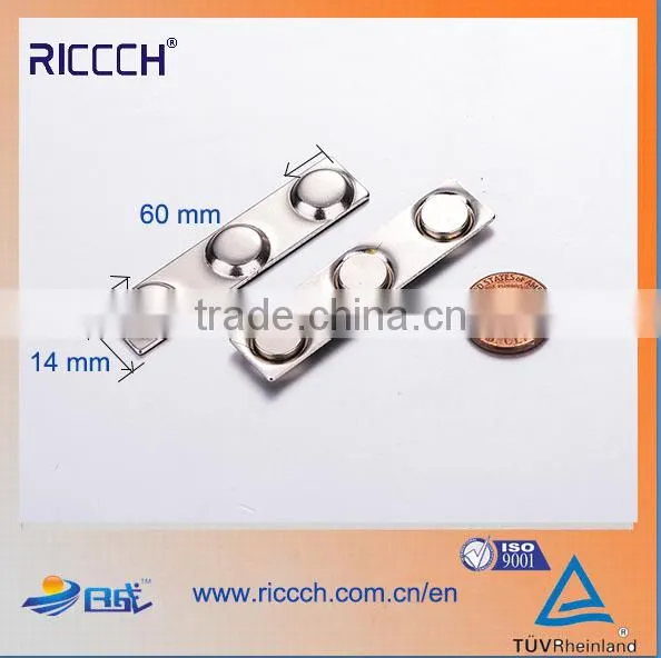 factory direct metal magnetic name badge/tag holder