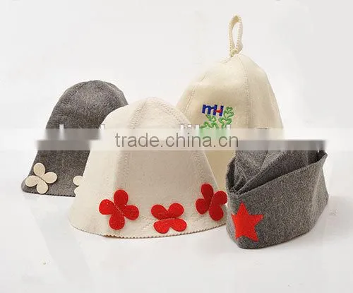 Sauna Caps with Embroidery