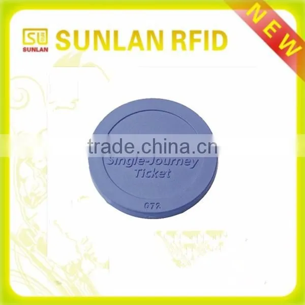 customized size passive durable 125khz TK 4100/Em4200/4305 rfid tag token for metro(professional maunfacuturer)