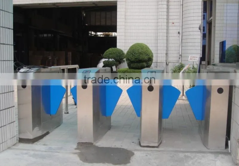 Swing Gate with stainless steel and multi devices interconnecting using RFID card