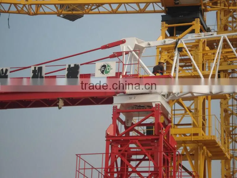 2014 Good Quality 10 ton Tower crane TC6015 with lowest price