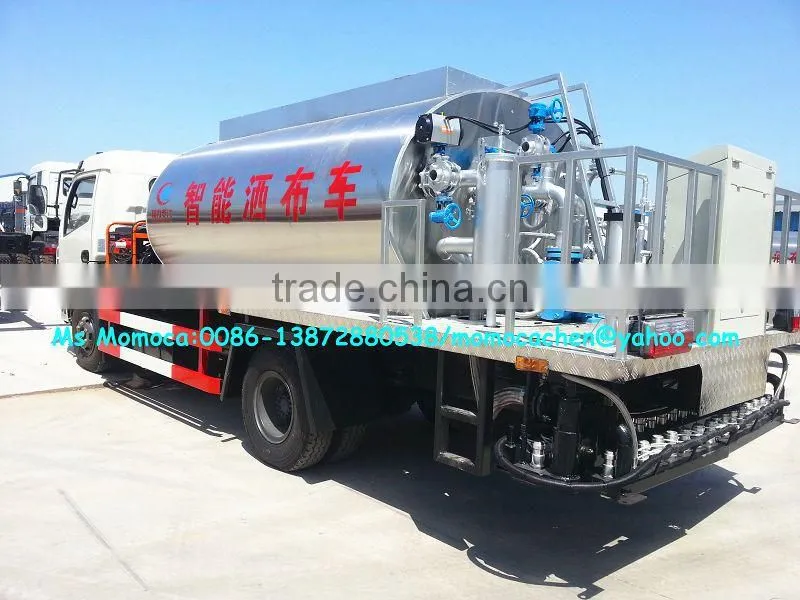 Mini 5cbm asphalt spray truck,truck with bitumen distributor,asphalt distributor truck