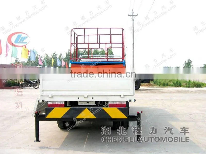 Dongfeng 4*2 mini hydraulic jack lift truck sale