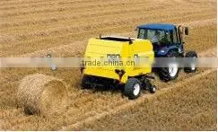 Hay round bale machine