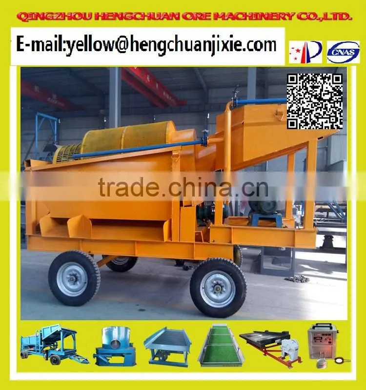 Mobile Gold Mining Trommel Machine for Sale