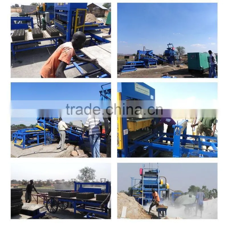 High Profit Energy Saving QT4-15 Soil Cement Hollow Paving Bricks Making Machine