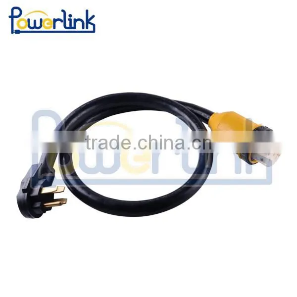 H50218 US 50Amp RV Cord With molded connector,6/3+8/1,STW,25FT UL listed