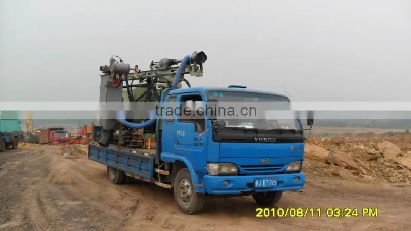 D100YA2 crawler hydraulic drilling rig for engineering blasting project