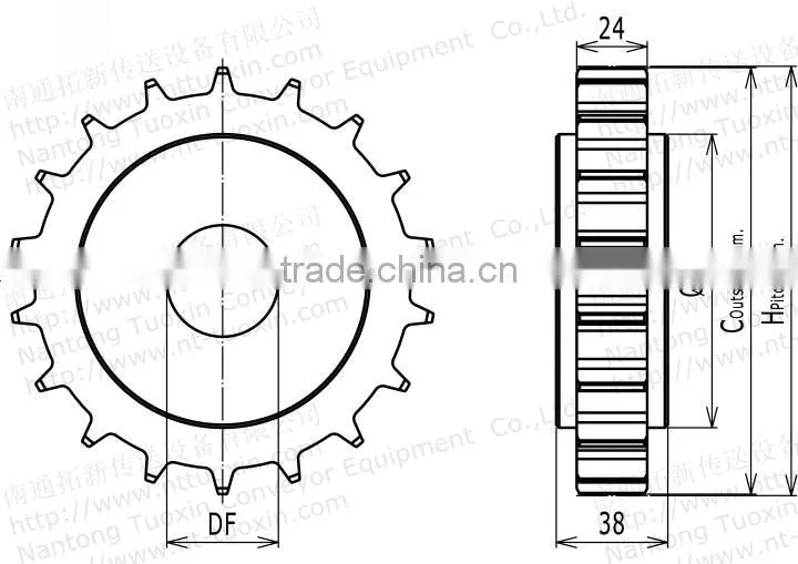 Plastic Sprockets for Modular Conveyor Belt
