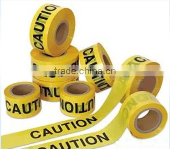 PE BTND3100RBEL4 3in X 1000ft 4MIL Non Detectable Tape Caution Buried Electric Line