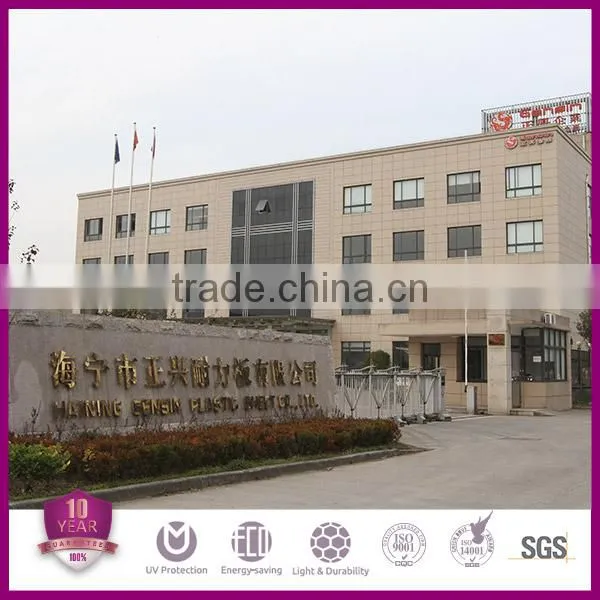 Gensin 0.8mm Polycarbonate Corrugated Sheet/ PC Wave Sheet/PC Profile Sheet