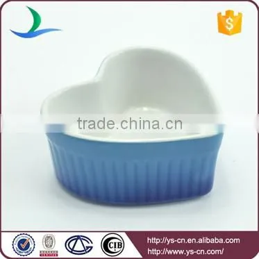 Custom cheap small ceramic cake mold heart-shaped