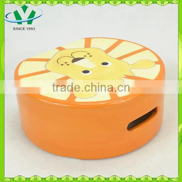 Decorative ceramic custom made coin bank