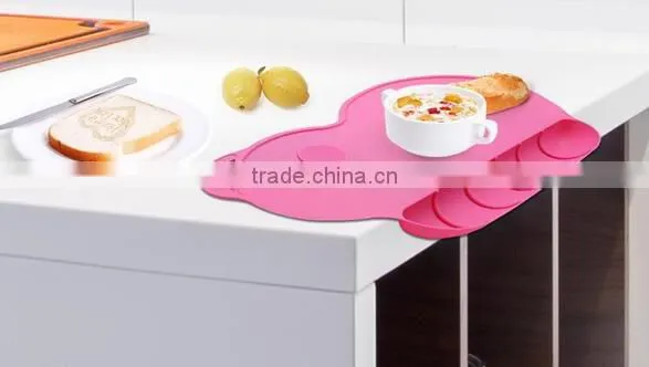 Silicone Placemat, Silicone Pad Baby Table Mat ,Waterproof Antibiosis Tableware Placemat