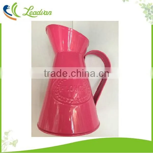 Garden table decorative metal flower vases for home decoration