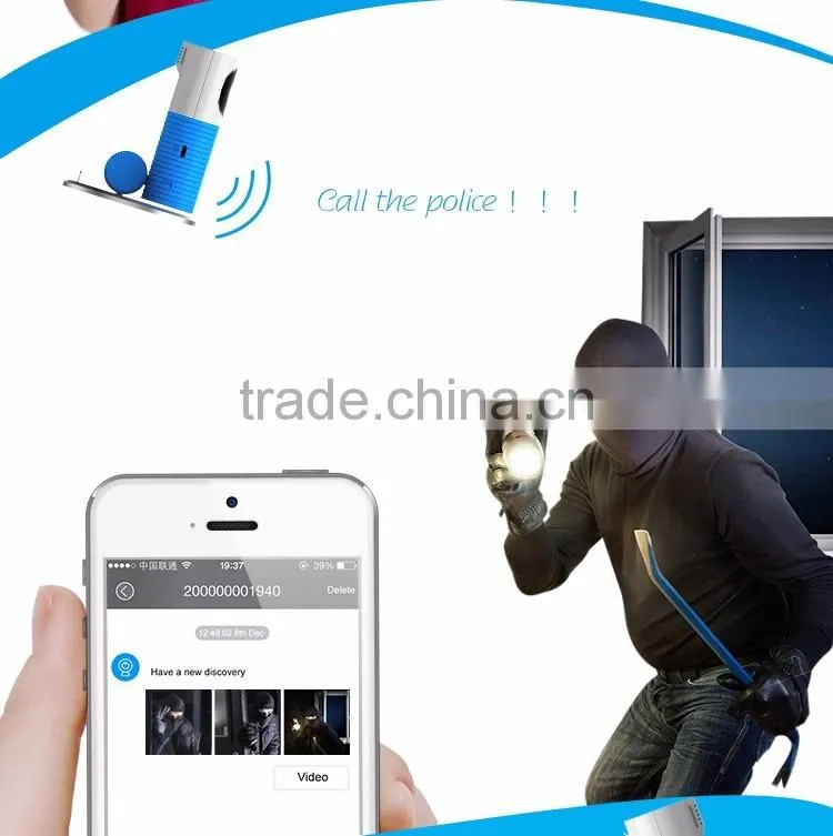 WiFi Wireless Monitoring CCTV Camera, Smart Mobile Control CCTV Baby/Pet Security Net Camera For Wholesale