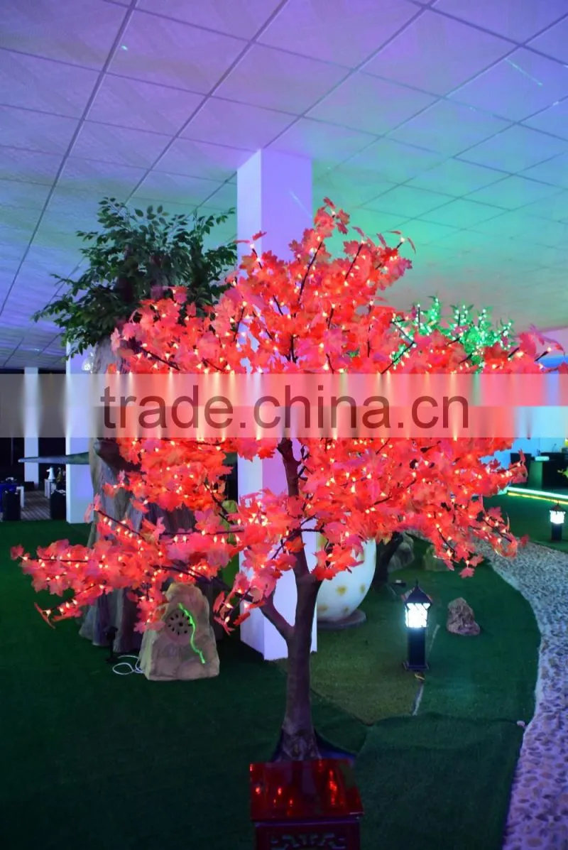 SJ0191701 super quality light up cherry tree for landscaping decoration