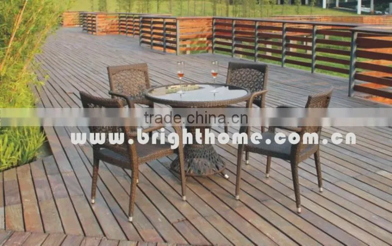 Dining Chair & Table BP-373 PE rattan wicker outddor furniture