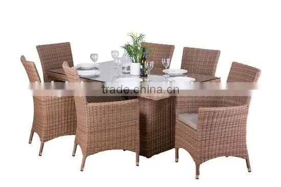 High Quality Rattan Wicker Dining Set Outdoor Furniture