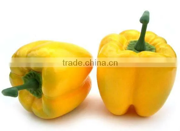 REALISTIC LOOKING & FEELING green yellow pepper Artificial fruits and vegetables