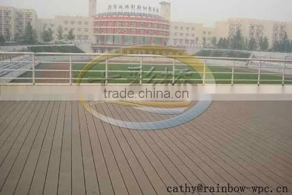 wpc wood flooring thickness 25 mm decking floor