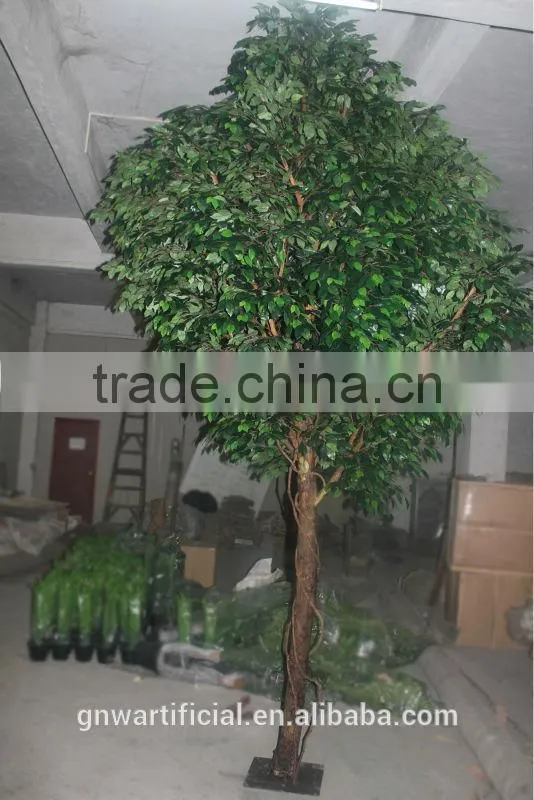 Artificial Plastic Greenery Banyan Tree BTR017 GNW