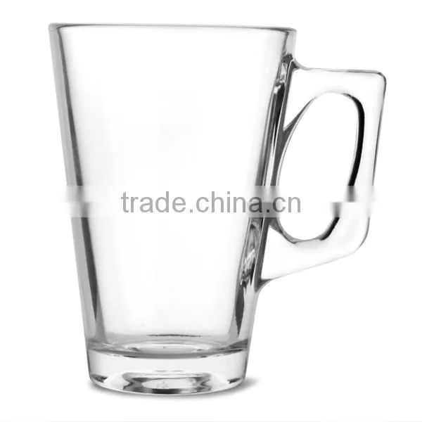 Shanghai Square 9.8oz 280ml pilsner glass coffee mug