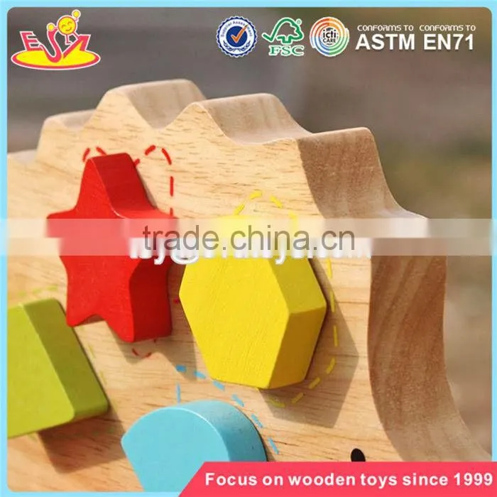 wholesale children animal toys wooden magnetic blocks top fashion kids wooden magnetic blocks W05B133