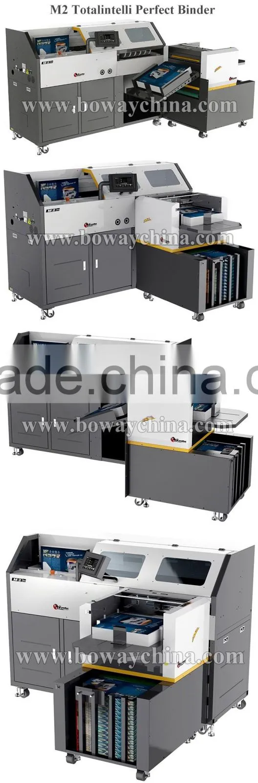 M Series 2 in 1 Totalintelli PUR Perfect Book Binding and Digital Creasing Machine