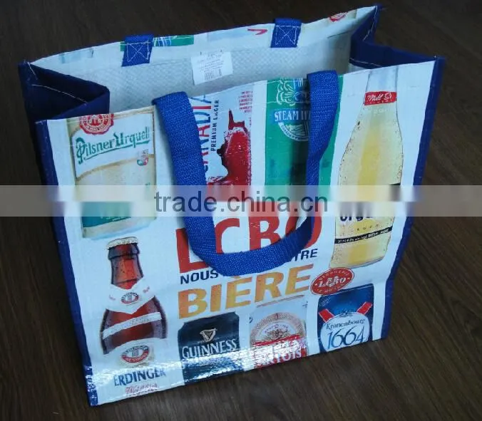 Promotional Reusable Laminated PP Woven Shoper Bag