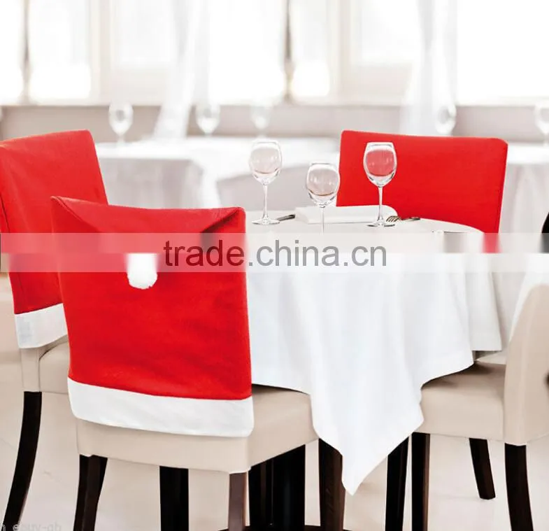 Hot sale cheap christmas santa chair cover wholesale