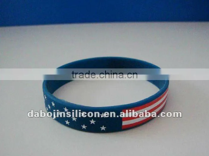 flag wristband country flag silicone rubber wristbands