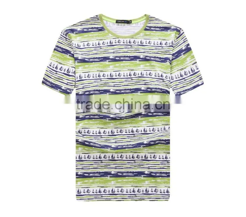 custom men new modal mixed cotton solid t shirt