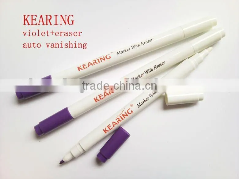Kearing brand violet ink 1.0mm fiber tip auto disappearing marker for temporary marking #AV10