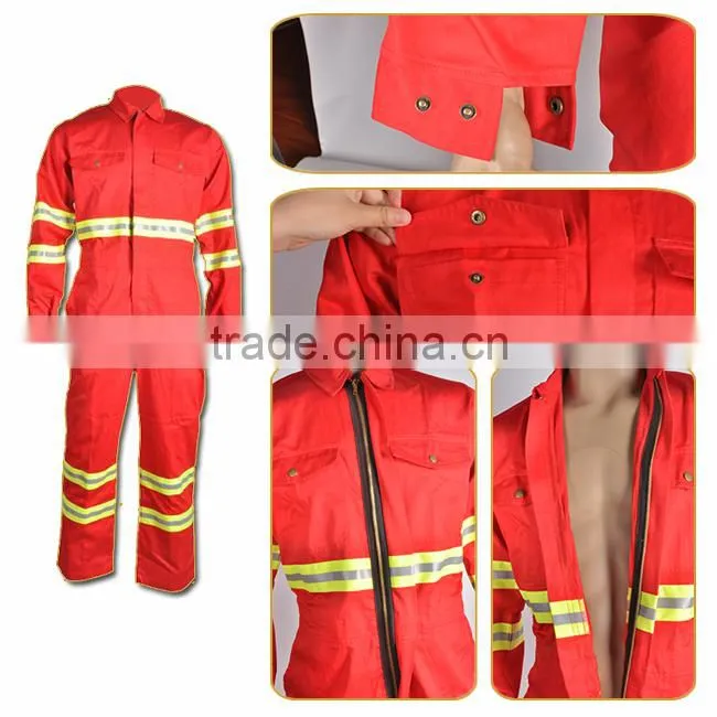 Cotton/nylon ppe hi vis flame retardant safety ultima coverall workwear
