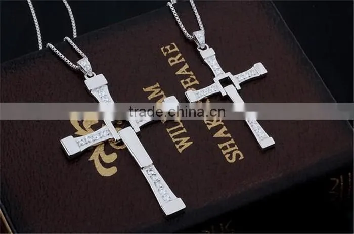925 Sterling Silver Jewelry pendant Popular Cross Forever Design for lovers