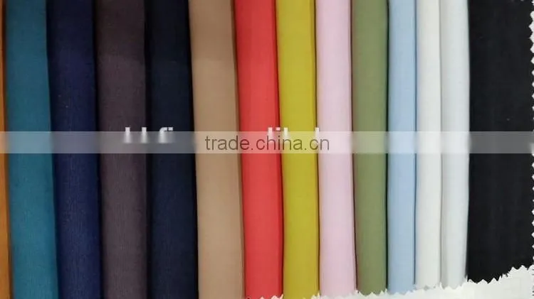 T/C 85/15 fabric black color dyed coton fabric