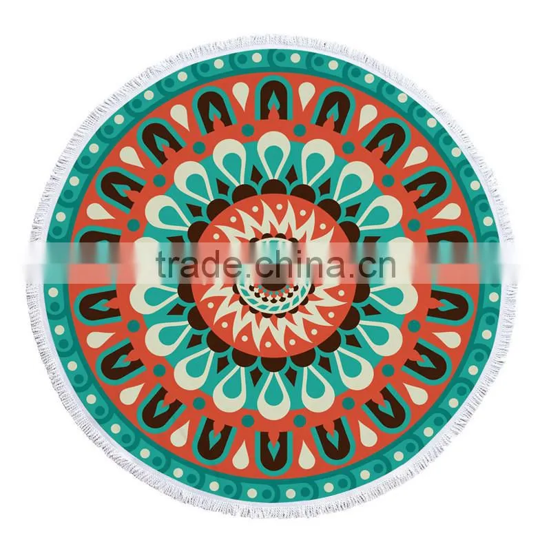 High quality print women summer cover factory sun-proof pad mandala beach towel