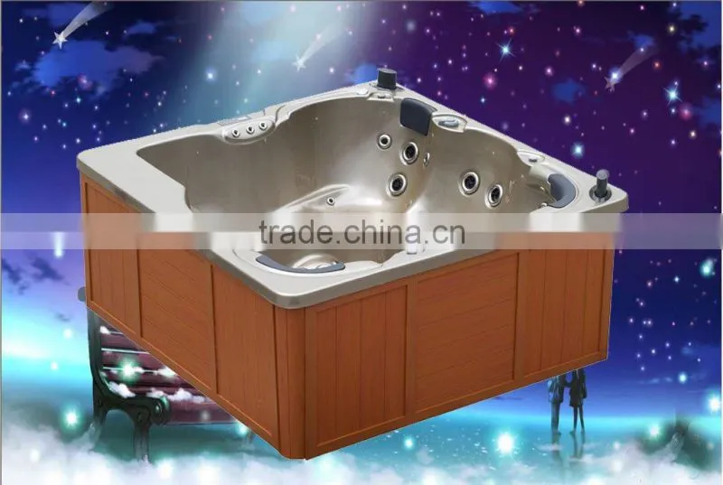 6 seater acrylic whirlpool