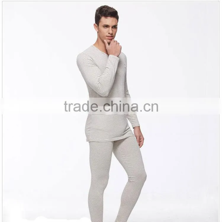 Customized Solid Long Johns Underwear Mens Thick Thermal Underwear