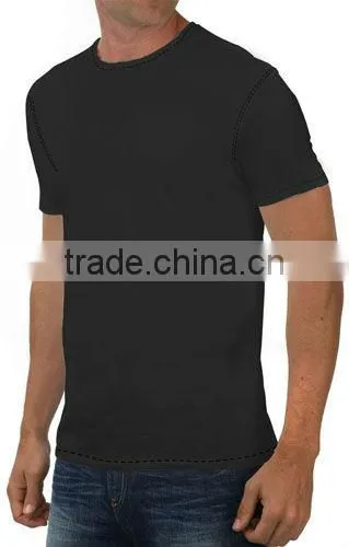 Plain Round Neck Single Jersey T-shirts/ Rib Neck T-shirts