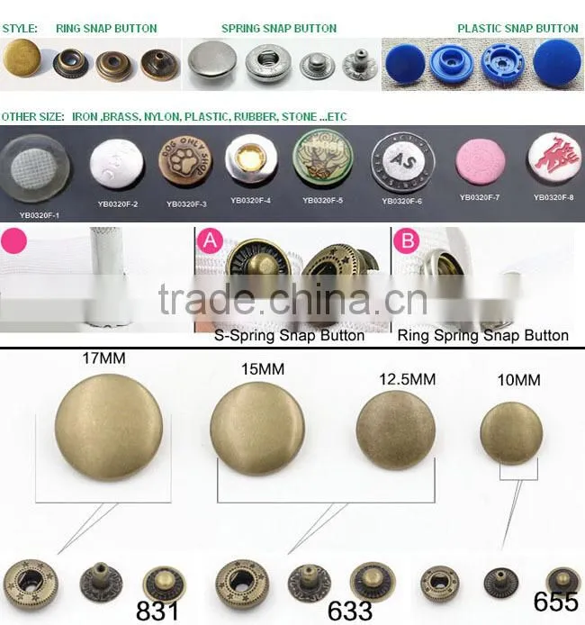 hi-ana button2 Accept OEM new products team Good Price ring snap button