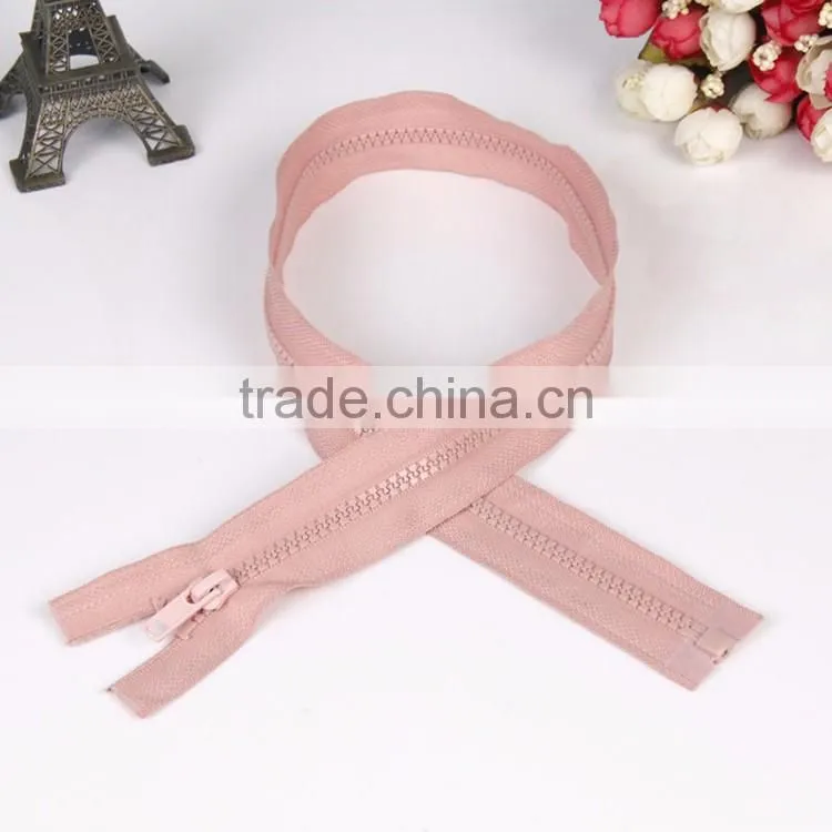 Factory Sale Garment Accessories Colorful No.5 Open End Plastic Zipper or Zips
