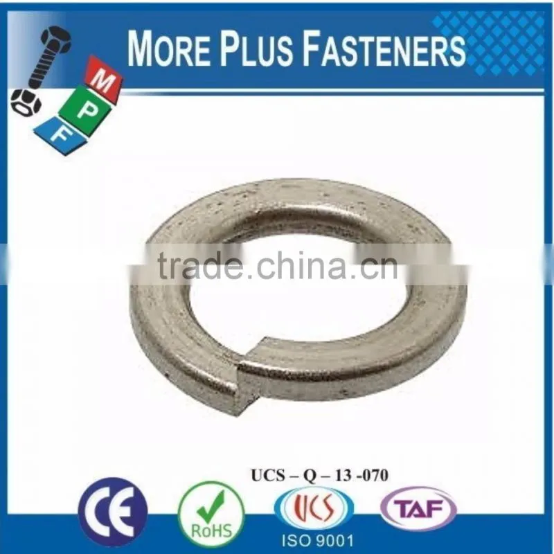 Made in Taiwan Galvanized Steel Spring Lock Washer