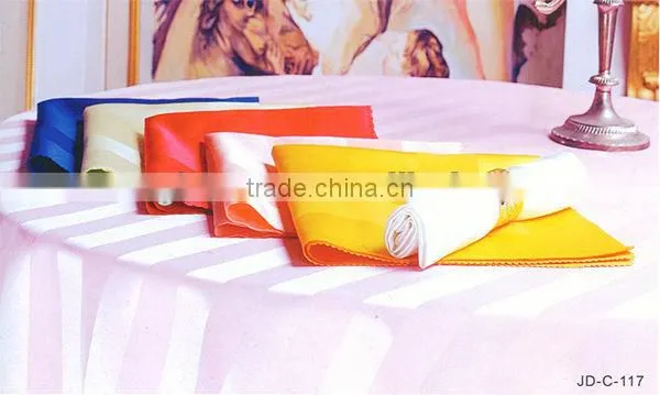 hotel jacquard table napkin for 5 star hotel use