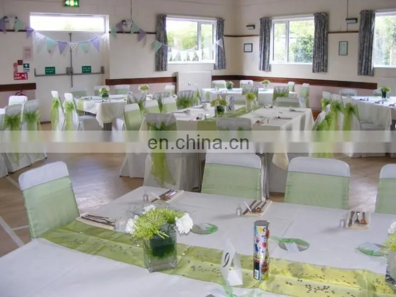 Wholesale Banquet Cheap Polyester Universal Chair Cover White