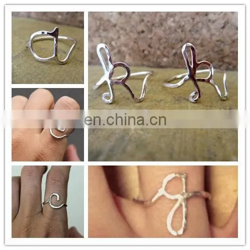 Mini cute gold knot ring jewelry