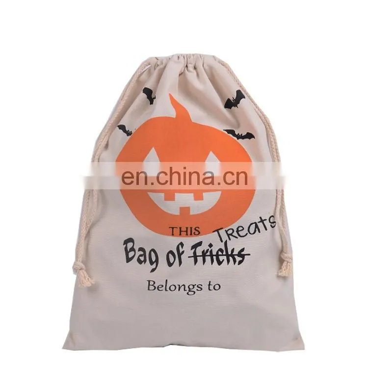 factory whloesale Canvas party halloween bags
